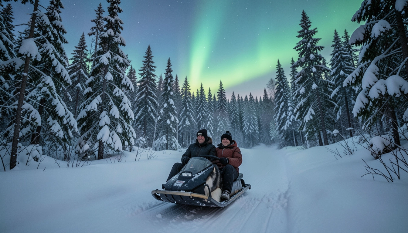 산타마을 그 이상! 로바니에미 겨울 액티비티 & 오로라 사냥