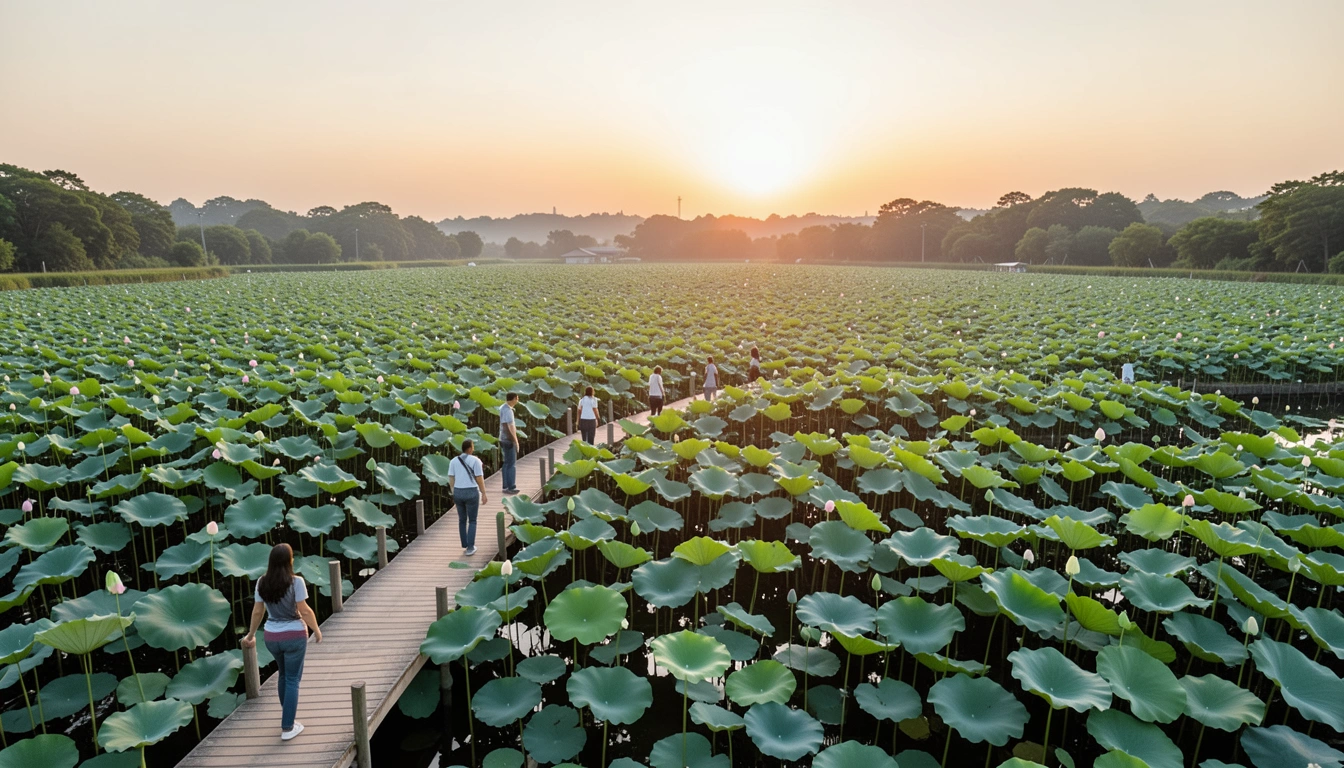 주차 스트레스 없이 시흥 관곡지 연꽃테마파크 가는 길: 대중교통 vs 자가용 비교