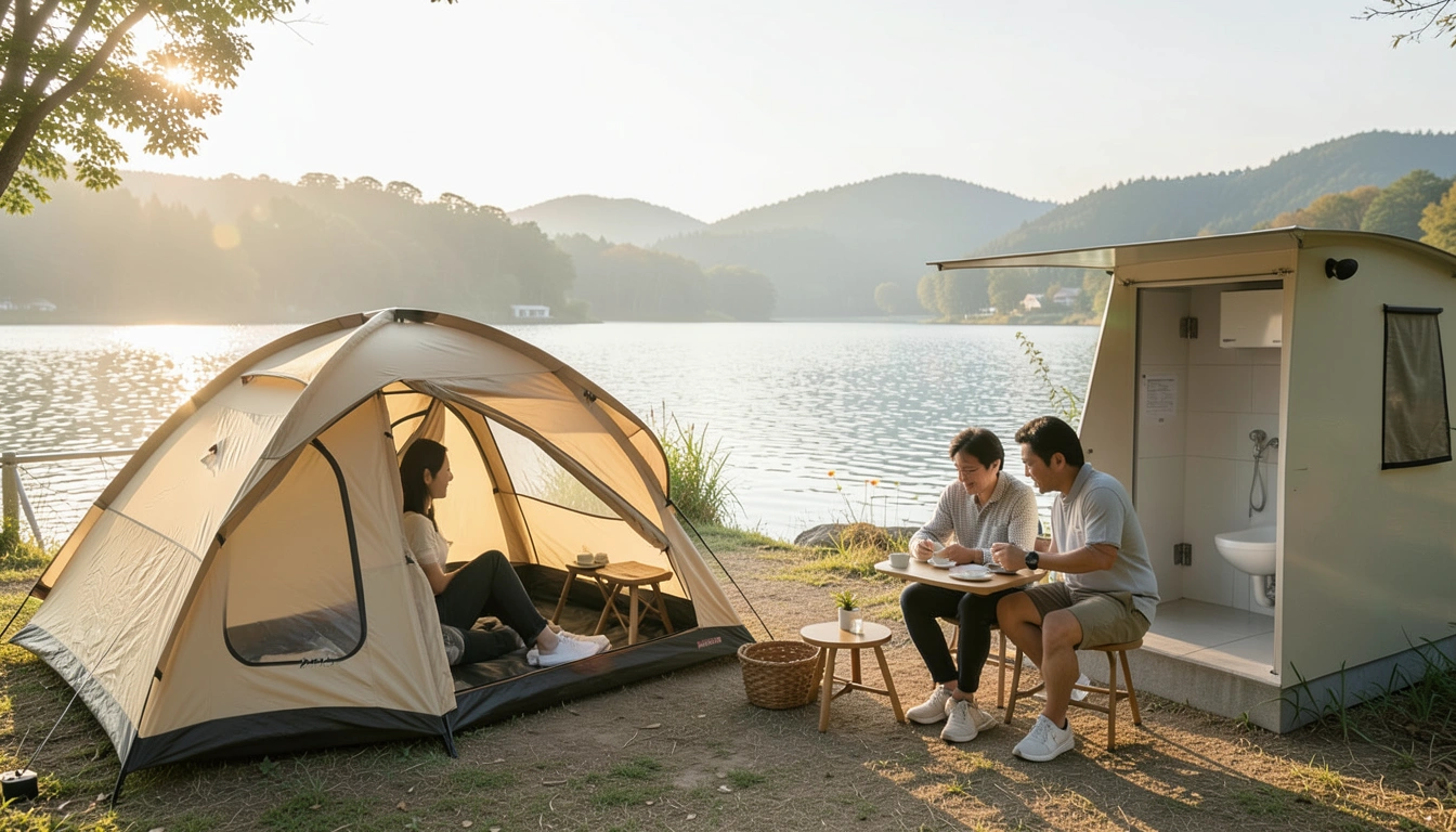 호수 뷰 명당 vs. 개별 화장실 프라이빗 존: 나에게 맞는 사이트 선택 가이드