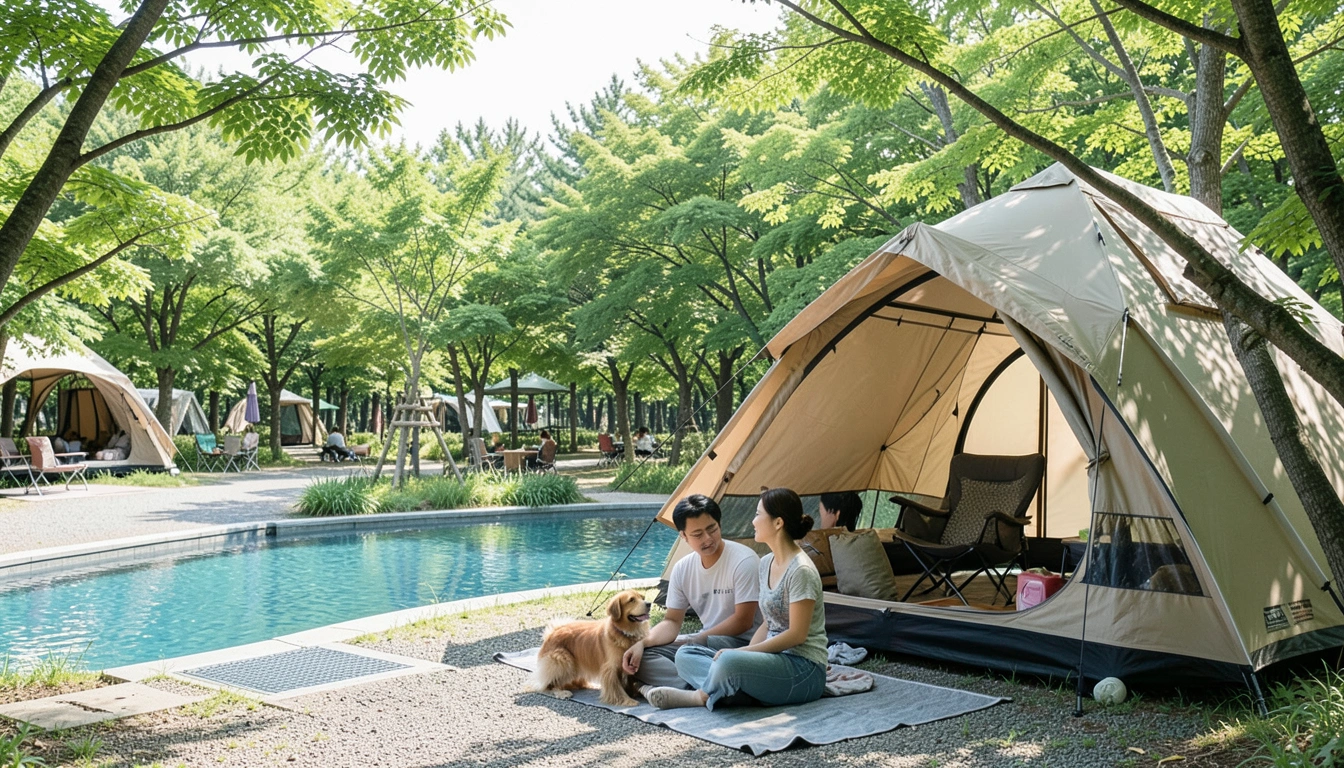 반려견과 함께? 세종 다온숲 애견동반 글램핑 완벽 활용법